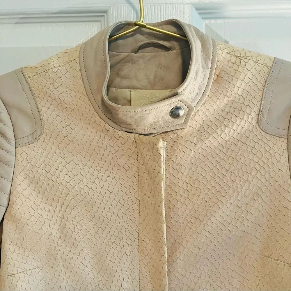 Rebecca Taylor Lamb Leather Jacket - Picture 3 of 10
